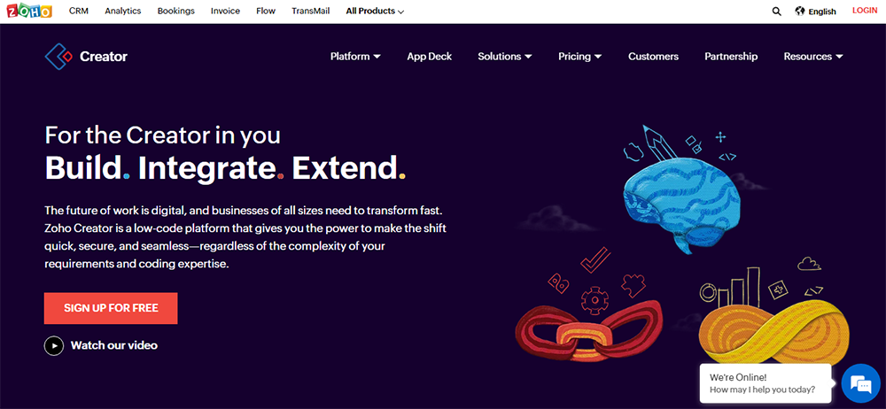 Low Code Platform -zoho