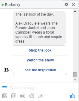 Burberry Fashion Chatbot