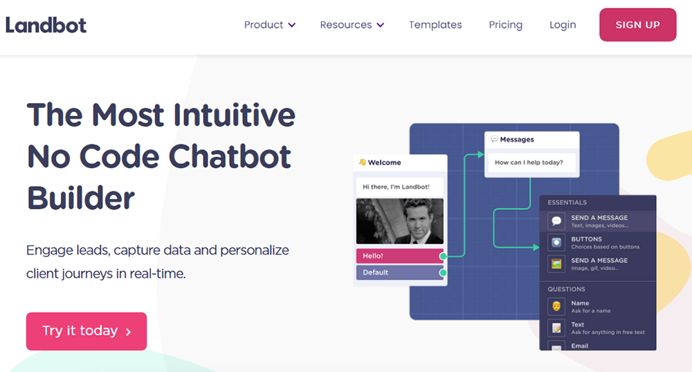 Chatbot development platform - landbot
