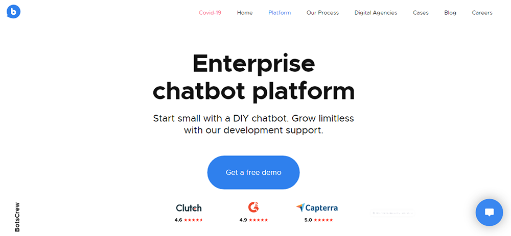 Chatbot development platform - botscrew