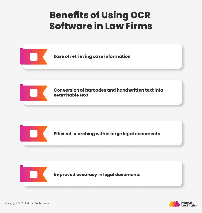 Benefits of using ocr software in law firm 