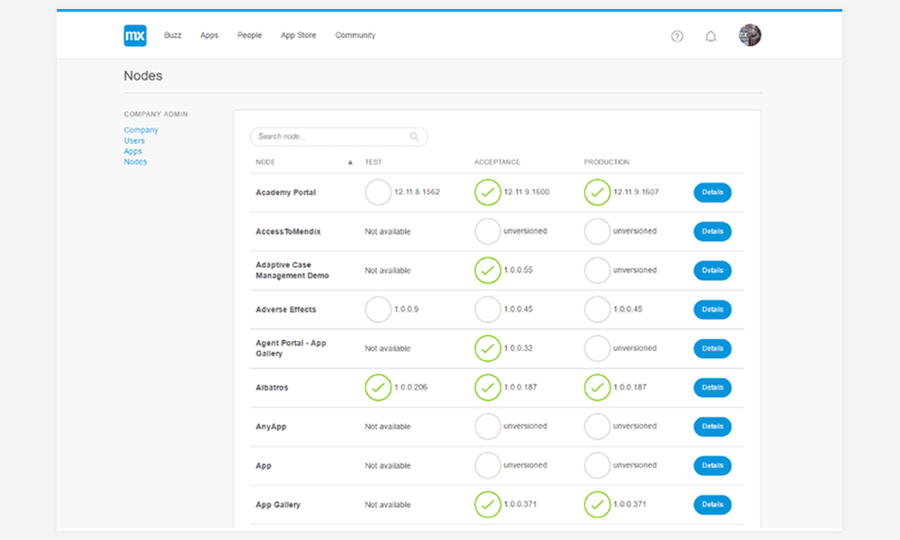 Mendix - ease of low code app