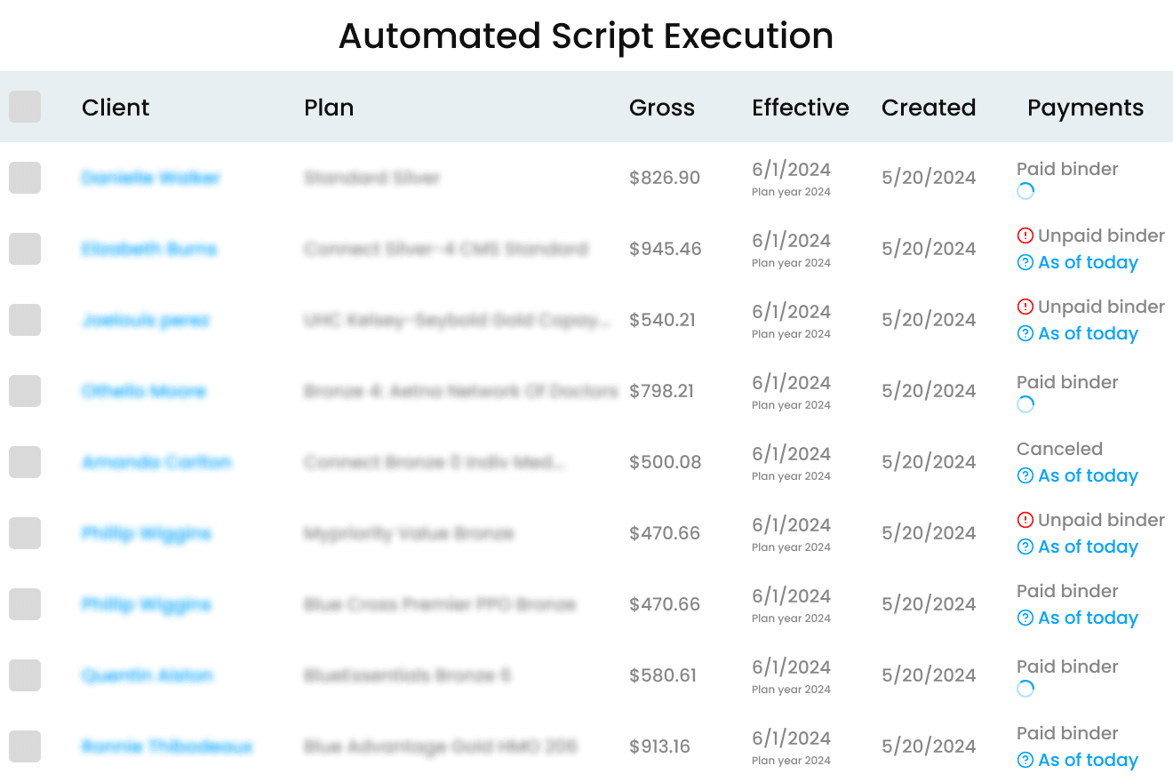 automated script execution