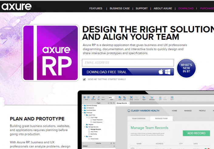 Axure - prototyping tool