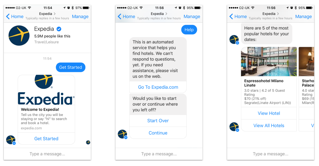 Expedia Chatbot