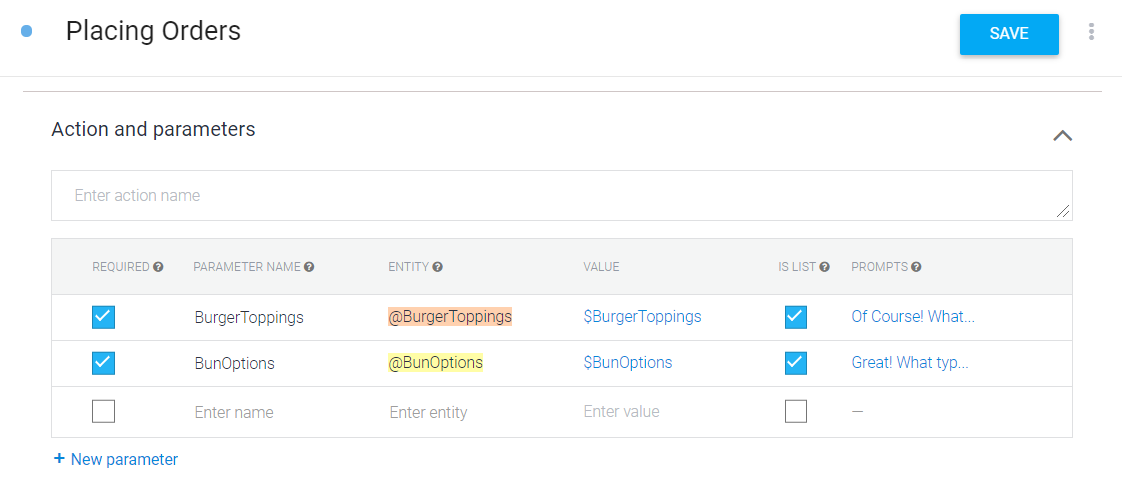 bot with dialogflow